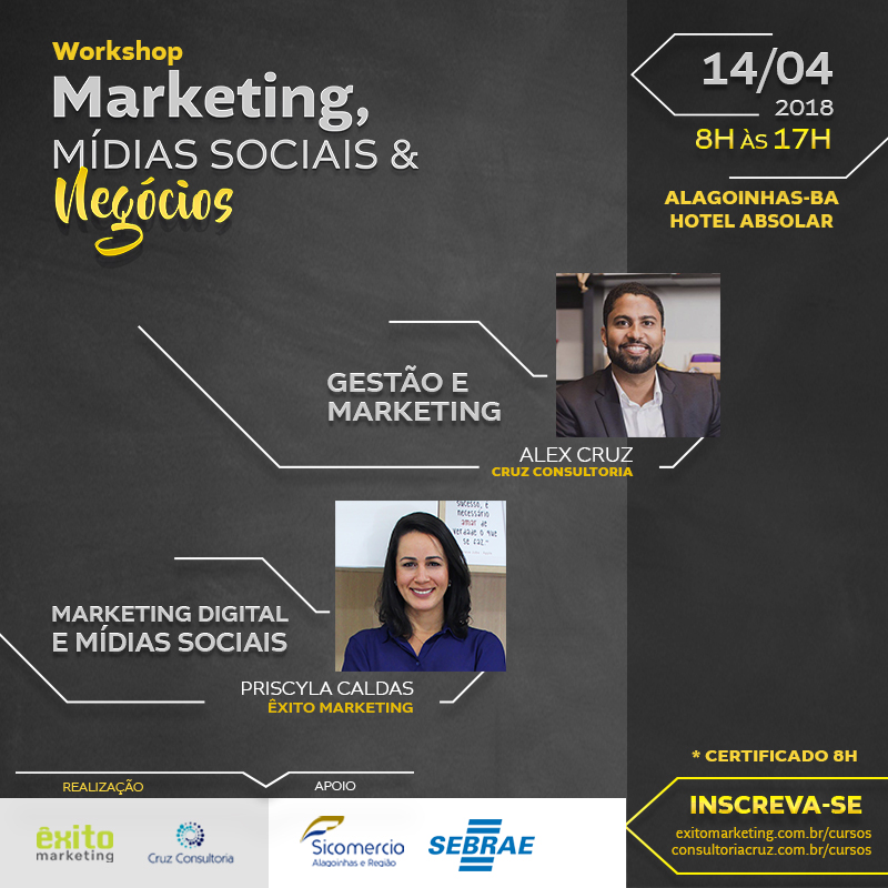 1 Post_ Marketing.Midias Sociais & Negócios- Sicomércio + Sebrae
